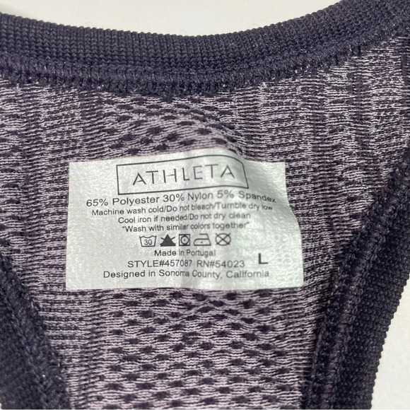 Athleta Purple Diamond Fastest Track Tank Top - Picture 4 of 6
